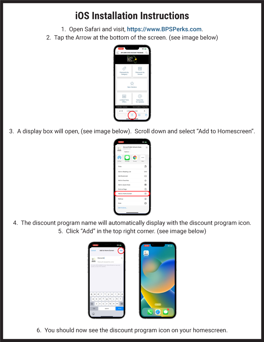 iOS Installation Instructions